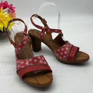 The Art Company Red White Spotted Heels Size EU 39. MCH3166A